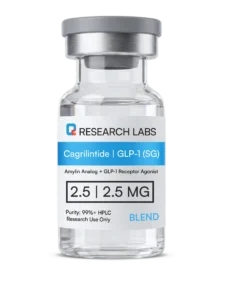 Research Labs CagriSema Cagrilintide GLP-1 2.5mg peptide vial for metabolic research.